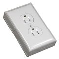 Wiremold Wiremold 228999 Duplex Metal Raceway Outlet Box - White 228999